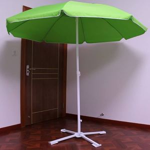 ฐานร่มพลังงานแสงอาทิตย์แบบพกพาขนาดใหญ่สำหรับใช้งานกลางแจ้ง พับเก็บได้ ทำจาก PVC ลายตรง แบบเต็นท์ ควบคุมด้วยมือ ดีไซน์เรียบง่าย ขนาด 140 ซม. - Product Image 1