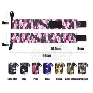 Poignets de musculation et de musculation Poignets de gymnastique avec fermeture à crochet - Product Image 2