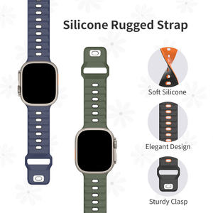 <span class=keywords><strong>Bracelet</strong></span> en silicone respirant <span class=keywords><strong>Ocean</strong></span> Sport pour <span class=keywords><strong>Apple</strong></span> <span class=keywords><strong>Watch</strong></span> Band 42mm 44mm 45mm 46mm 49mm <span class=keywords><strong>Bracelet</strong></span> de remplacement en caoutchouc Bandes de <span class=keywords><strong>bracelet</strong></span> - Product Image 5