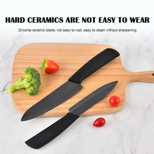 Gran oferta caja de regalo disponible hoja negra 3 + 4 + 5 + 6 pulgadas cocina Nano juego de cuchillos de cerámica. - Product Image 5
