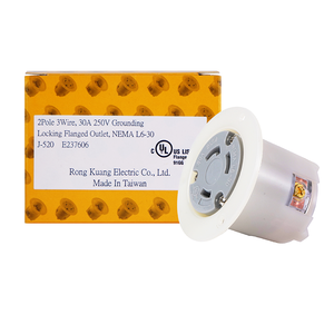 J-520 L6-30 Taiwan NEMA 30A 250V AC Prise à bride parfaite pour changer les prises électriques - Product Image 6