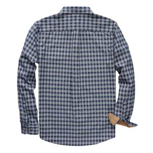 เสื้อเชิ้ตผู้ชายลายบัฟฟาโลเช็ค ผ้าฟลานเนล ซับในขนเชอร์ปา เสื้อกันหนาวแขนยาว สไตล์ลำลอง ติดกระดุม ผ้าหนา - Product Image 2