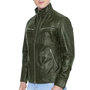 OEM personalizado hombres chaquetas de cuero impresión del logotipo, Color/Tamaño de personalización, PU/cuero genuino, suministro directo de fábrica - Product Image 4
