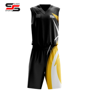 Uniforme de basket-ball sur mesure en gros, nouveau design, dernier prix, qualité supérieure, uniformes de basket-ball réversibles avec design personnalisé - Product Image 6