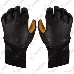 Nouveaux gants de frappe de baseball en cuir véritable antidérapants personnalisés - Product Image 4