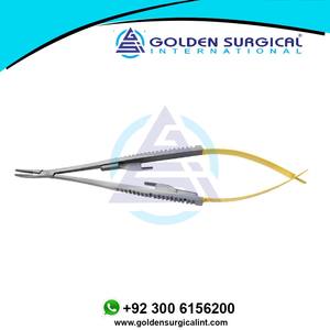 Soporte de aguja quirúrgica Castroviejo Curved TC 14cm Uso médico hospitalario Aguja que sostiene el fabricante de Alicates de agarre - Product Image 2