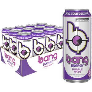 Boisson énergisante Bang Energy Purple Haze aux saveurs naturelles et artificielles disponible au prix de gros chez AW - Product Image 4