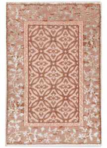 ALFOMBRAS Alfombra bordada de seda de bambú y lana anudada a mano de alta calidad, todos los tamaños para sala de estar, alfombra persa elegante - Product Image 4