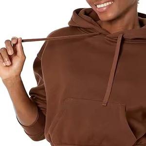 Sudaderas Cortas con Capucha para Mujer de Alta Calidad, Personalizadas, de Tela de Felpa Ecológica, Ligeras y de Secado Rápido para Uso Casual y a la Moda - Product Image 3