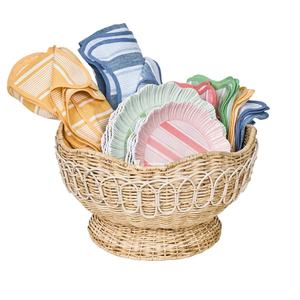 <b>Wicker</b> Rattan Whitewash Flower <b>Pots</b> and Planters, Classic Style Rattan Vase Urn Table Decor Viettimecraft - Product Image 5