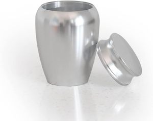 Urnes souvenir pour cendres humaines Urne de crémation homme/femme adulte pour se souvenir de votre bien-aimé-Argent - Product Image 5