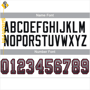 Maillot de football américain personnalisé prêt-à-être expédié uniforme d'équipe en tissu de polyester à manches courtes imprimé pour la saison estivale - Product Image 4