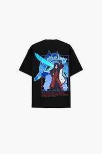 เสื้อยืดผ้าฝ้าย100% 300gsm สำหรับผู้ชายทรงหลวมพิมพ์ลายกราฟิกสำหรับทุกเพศ - Product Image 4