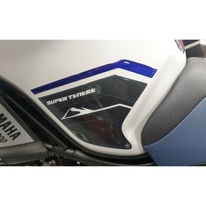 Adesivi Protettivi Laterali 3D in Gel Blu su Misura per Serbatoio Moto Compatibili con Logo Yamaha Super Tenere - Product Image 3
