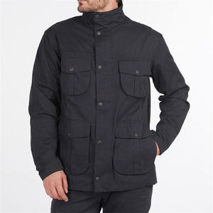 Chaqueta de caza de lona de algodón pesado para hombre de High Street, duradera, cómoda con cuatro bolsillos de carga, chaqueta de Safari de alta calidad - Product Image 4