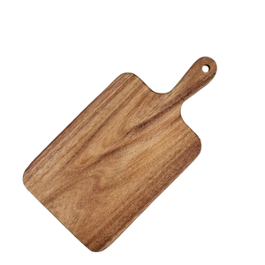 Planche à découper rectangulaire en bois d'acacia naturel, taille et couleur personnalisables, ustensiles de cuisine écologiques, multifonction, logo personnalisé - Product Image 5