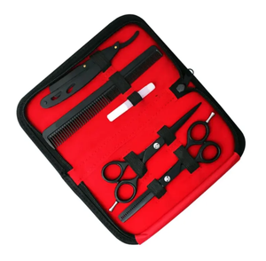 Ensemble de ciseaux de barbier professionnels en acier inoxydable durable, utilisation à domicile et en salon, kit de coupe de cheveux IMANS ENTERPRISES - Product Image 3