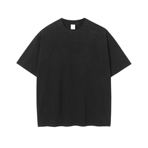 2025 nuevo estilo Unisex lavado ácido Oversize Heavyweight camiseta Single Stitch Loose Fit 240 algodón manga larga - Product Image 5