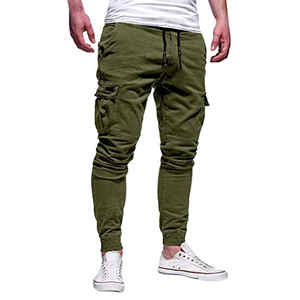 Pantalones Deportivos Casuales Personalizados, Pantalones Anchos Holgados de Alta Calidad, Cortavientos, Piernas Anchas Desgastadas de Lona para Hombre - Product Image 3