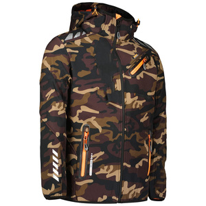 Veste Softshell Respirante à Capuche Ajustable et Unique de Style Urbain pour Hommes Veste d'Extérieur Lourde avec Logo Personnalisé - Product Image 3