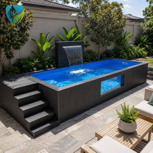 <span class=keywords><strong>Piscine</strong></span> hors sol préfabriquée durable, <span class=keywords><strong>piscine</strong></span> en fibre de verre sur mesure, spa extérieur, <span class=keywords><strong>piscine</strong></span> de plongeon pour projet de villa - Product Image 1