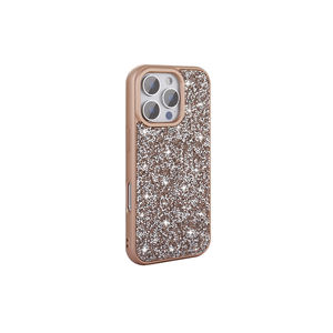 Étui de luxe en silicone scintillant avec diamants pour iPhone 16 Pro 14 Plus et Max, protection optimale - Product Image 1