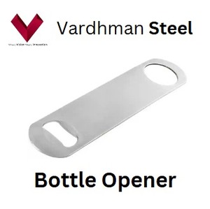 Venta de salida de fábrica Precio barato Abrebotellas plano de acero inoxidable Removedor de tapa de metal con función de abridor de corcho - Product Image 5