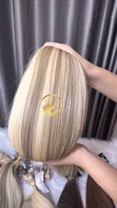 Trame d'extensions de cheveux couleur blonde cheveux de haute qualité du vendeur en gros beaux cheveux 14 pouces à 34 pouces - Product Image 4