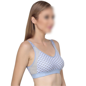 Sujetador deportivo personalizado para mujer con diseño de espalda cruzada hecho para yoga, fitness y entrenamiento de gimnasia con tela suave transpirable y elástica - Product Image 3