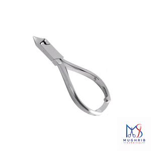 Cortaúñas Profesional con Forma de Luna Llena, de Acero Inoxidable, Acabado Espejo, con Doble Resorte y Acabado Mate - Product Image 6