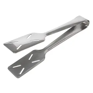 Stainless Steel Tongs Food Silicone Tongs Tool for Barbecue Kitchen ware and customized size natural craft