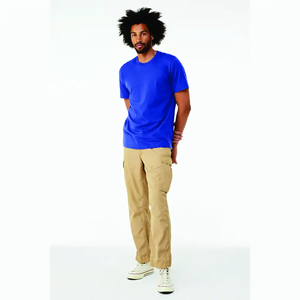 T-shirts tendance pour hommes Vêtements de sport à manches unies 100% coton Grande taille Vente en gros de t-shirts unis - Product Image 4