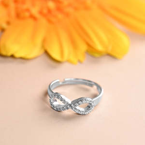 Anillos de Plata de Ley 925 de Primera Calidad para Mujer, Chapados en Rodio con Engaste de Diamantes, Joyería para Hombre - Product Image 2