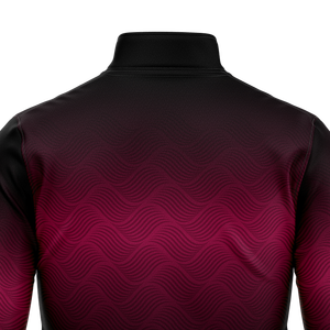 Sweat-shirt pour homme en polaire polyester/coton, demi-zip, logo sur le devant, col montant, hiver, anti-froissement, fabrication sur mesure - Product Image 5