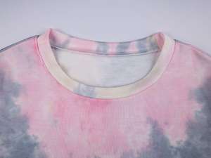 Survêtement Tie Dye pour femmes de qualité supérieure tenue élégante et confortable conçue pour l'entraînement de gymnastique Fitness course et vêtements de mode de tous les jours - Product Image 4