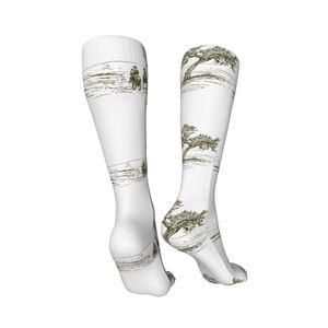 Calcetines de Equitación para Hombre de Alta Calidad con Logotipo Personalizado, Calcetines de Compresión para Montar a Caballo con Logotipo Personalizado - Product Image 3