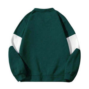 Sudaderas con capucha para hombre, sudadera básica personalizada de 100% algodón con cremallera de un cuarto de color sólido, patrón de letras bordadas, ajuste Regular para todas las estaciones - Product Image 5