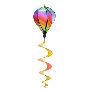 Decorative Balloon <b>Wind</b> <b>Chime</b> with Rainbow Spiral Tail 28cm Diameter 110cm Length Design 1 - Product Image 3