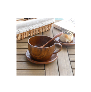 ที่รองแก้วไม้รองจานวอลนัทของขวัญตกแต่งที่รองแก้วกาแฟแผ่นรองแก้วสำหรับวางบนโต๊ะ - Product Image 3