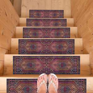 พรมพิมพ์ลายวินเทจ - สไตล์ตุรกี, แบบชนบท, ทำด้วยมือ, ทนทาน, นุ่ม, สีสันสดใส, พรมปูพื้น - Product Image 1