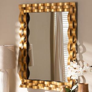 Diseño de espejo de metal con múltiples anillos para decoración ecléctica, reflejos en capas, paredes artísticas elegantes o habitaciones inspiradas en galerías curadas - Product Image 4
