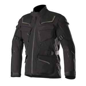 Chaqueta de moto Cordura OEM de moda, fina, acolchada, personalizada, unisex, con múltiples cremalleras frontales y logo, al por mayor - Product Image 2