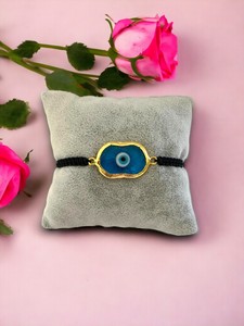 DAFNI BIG PAZAR Bohemian <b>Beaded</b> <b>Bracelet</b> with Natural Stone and Precious Metal Alloy Micro Insert 0.08g Unisex Gift - Product Image 3