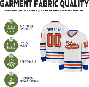 เสื้อทีมฮ็อกกี้น้ำแข็งพิมพ์ลายปักดีไซน์ตามสั่ง - Product Image 2