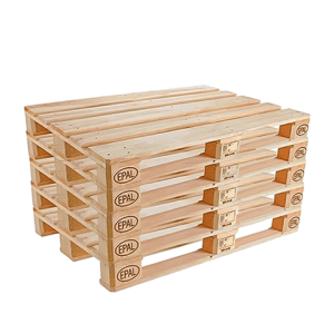 Palette en bois Euro 1200x800mm en pin pour transport industriel, manutention, marquage SPAL EUR - Product Image 5