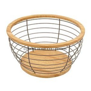 New Iron Fruits and <b>Bread</b> <b>Basket</b> with Premium Craftsmanship Perfect Golden Finished for Creating a Rustic Vibe in Your Home - Product Image 5