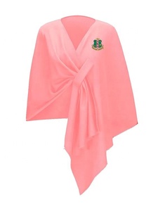 AKA châles d'hiver en laine épaisse rose et verte pour femmes - Product Image 5