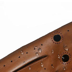 Gants de conduite d'hiver unisexes élégants en cuir souple ou en tissu imperméable avec protection UV, confortables pour le cyclisme - Product Image 5