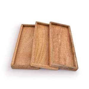 Nouvelle arrivée Plateau de service en bois durable pour les plats lourds conçu pour un usage quotidien et facile à nettoyer - Product Image 5