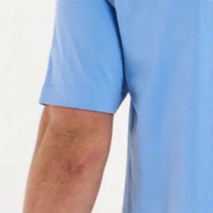 Camiseta de calle personalizada OEM 100% algodón de gran demanda Gym-to-Street for Look tejido elástico que absorbe la humedad en Blanco alto - Product Image 5